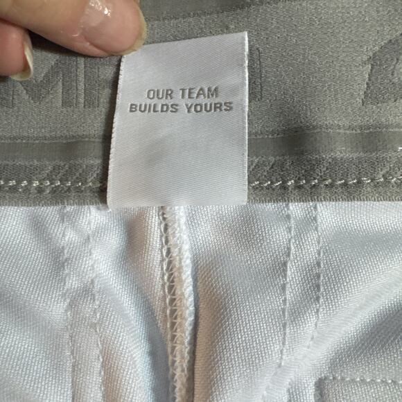 Baseball Pants Adult Small Open Bottom Loose Fit White Black Champro - Picture 15 of 16